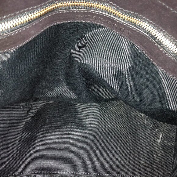 Burberry Authentic Luxury Leather Shoulder Bag Black w Gold Metal Hardware Sz OS - Picture 11 of 16